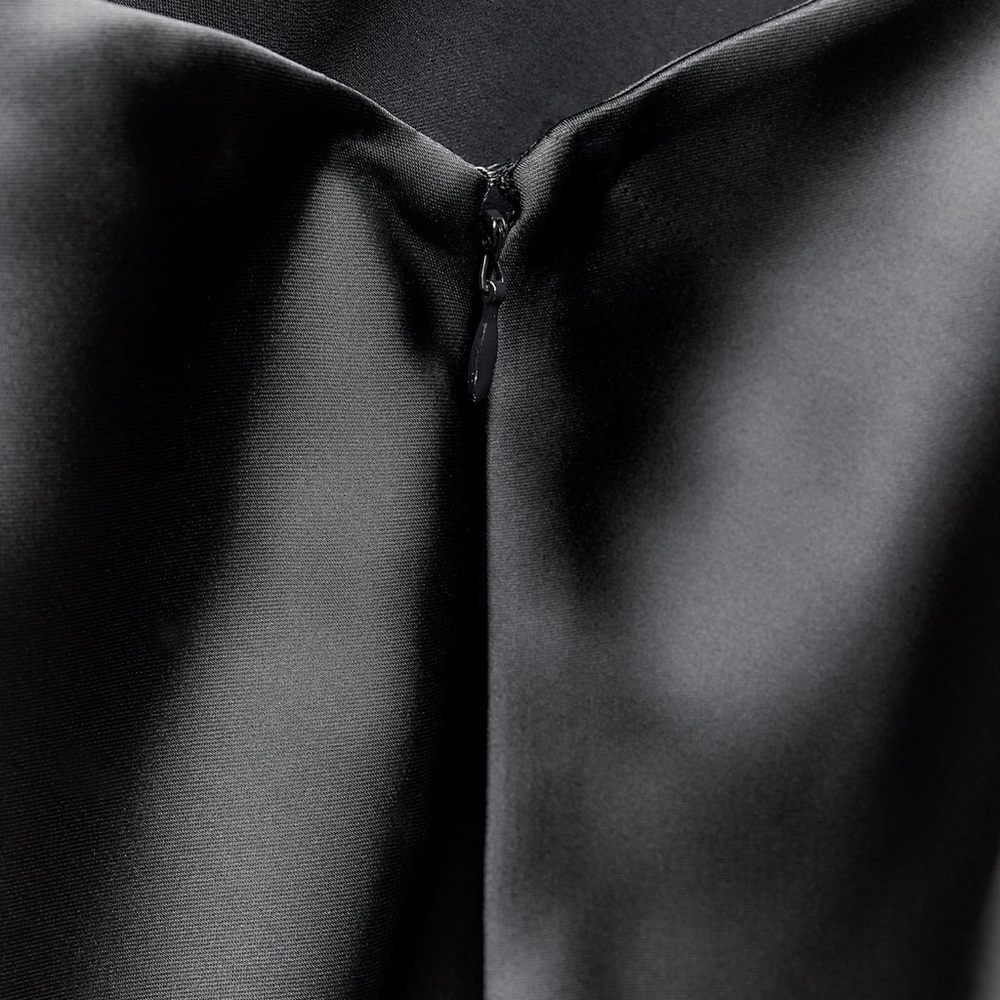 ZARA SATIN EFFECT SLIP DRESS - Picture 9 of 10